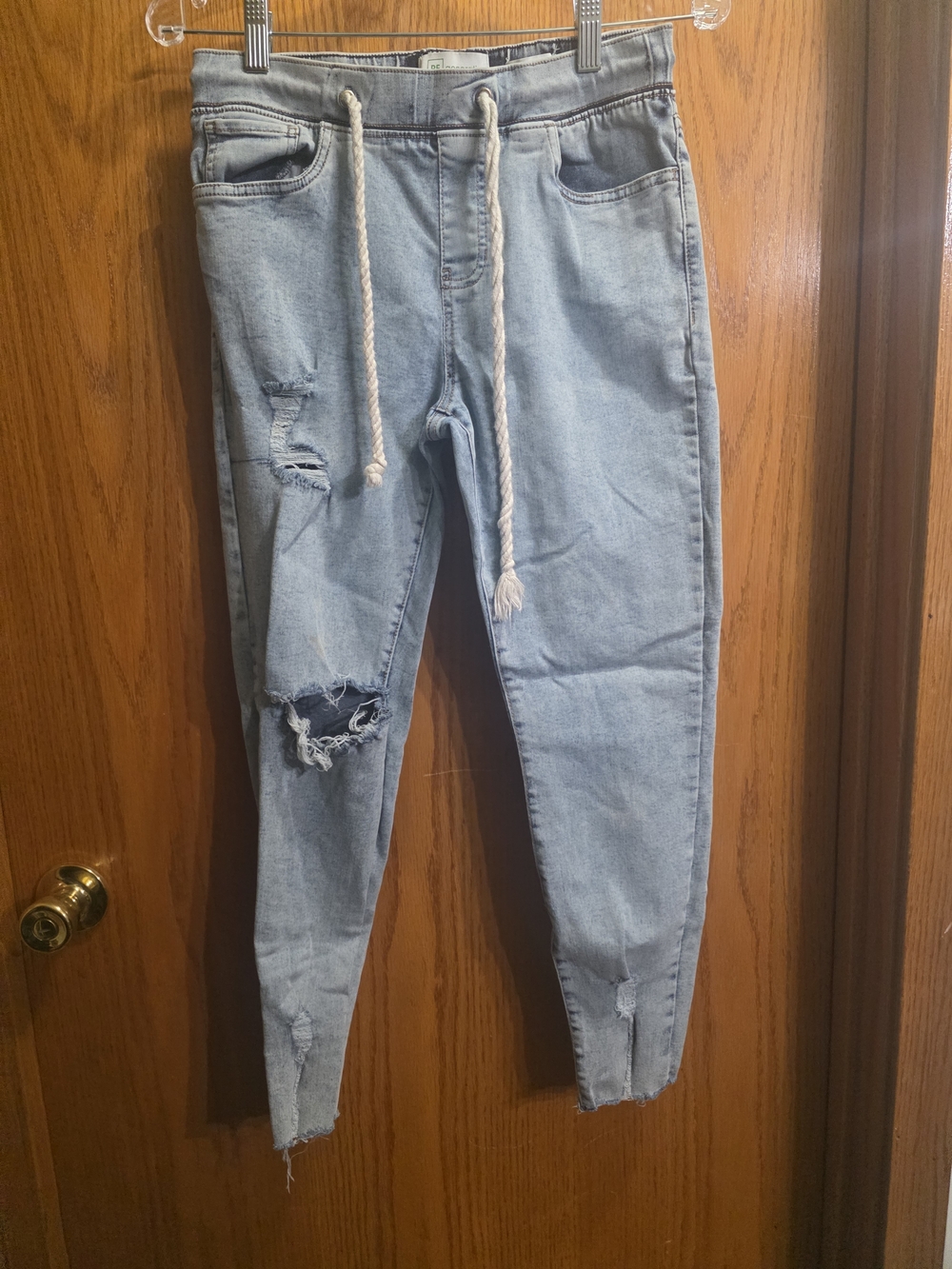 Celebrity Pink Light Blue Washed Denim Jeans - Poppy